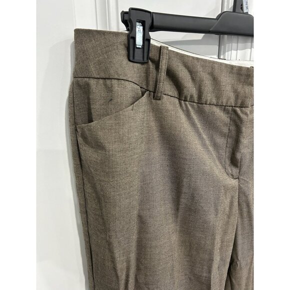 Worthington Flat Front Capri Pants Warm Oak Sz 18W Stretch Modern Fit Neutral - Picture 4 of 10